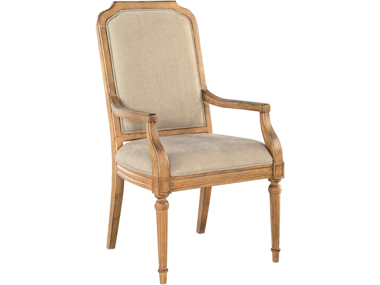 Hekman Casual Dining Wellington Hall Upholstered Dining Arm Chair 23324 at Norwood Furniture