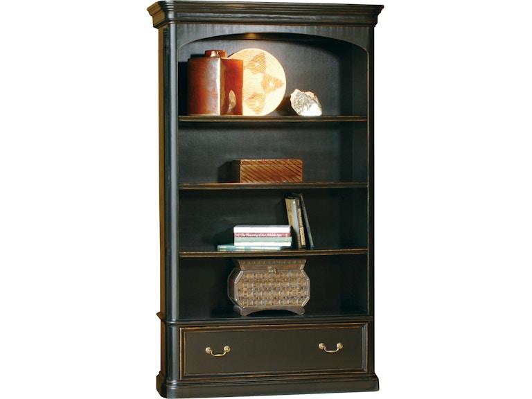 Hekman Home Office Louis Philippe Executive Center Bookcase 79144 at Norwood Furniture