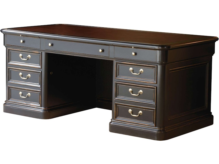 Hekman Home Office Louis Philippe Executive Desk 79140 at Norwood Furniture