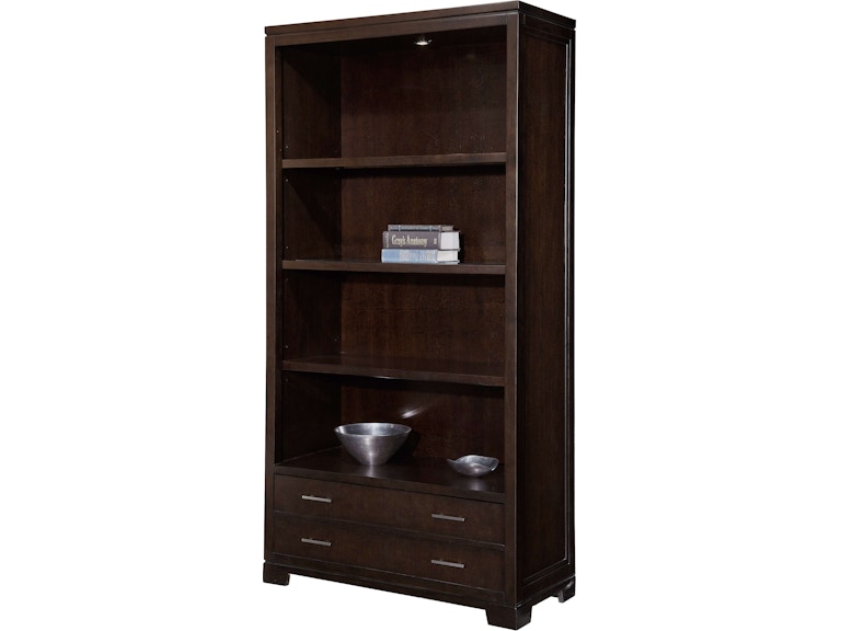 Hekman Home Office Mocha Executive Bookcase 79184 at Norwood Furniture