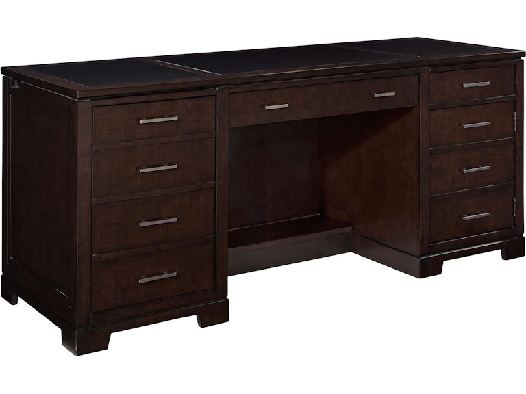 Hekman Home Office Mocha Executive Credenza 79181 at Norwood Furniture