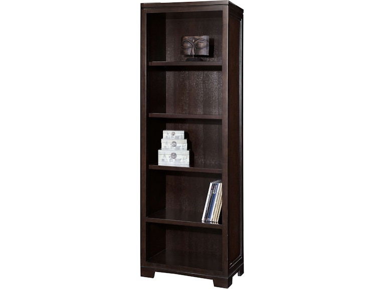 Hekman Home Office Mocha Executive Side Bookcase 79185 at Norwood Furniture