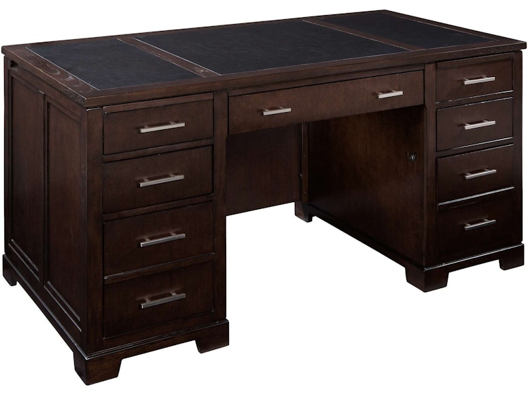 Hekman Home Office Mocha Junior Executive Desk 79190 at Norwood Furniture