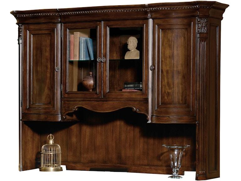Hekman Home Office Old World Walnut Burl Executive Deck 79162 at Norwood Furniture