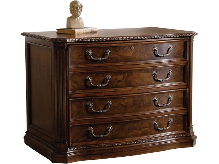Hekman Home Office Old World Walnut Burl Executive File Cabinet 79163 At Norwood Furniture