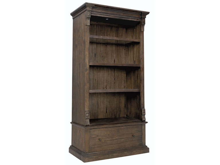 Hekman Home Office Wellington Estates Office Executive Center Bookcase 79424 at Norwood Furniture