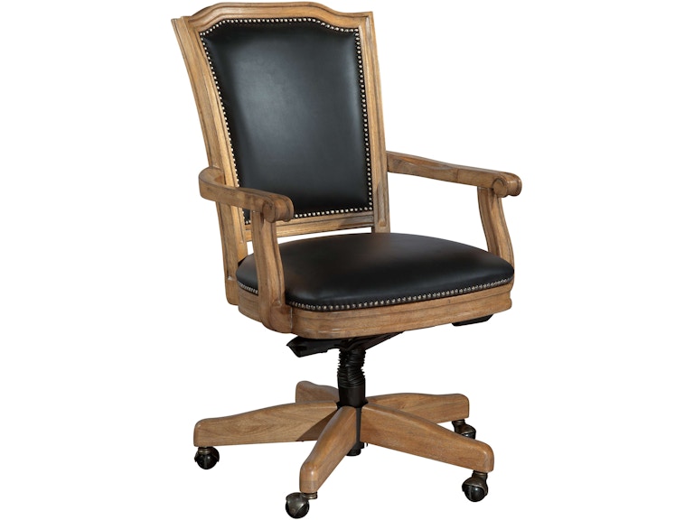 Hekman Home Office Wellington Hall Office Wood Frame Desk Chair 79257B At Norwood Furniture
