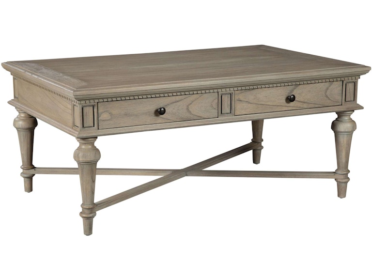Hekman Living Room Wellington Estates Rectangle Coffee Table 25201 at Norwood Furniture