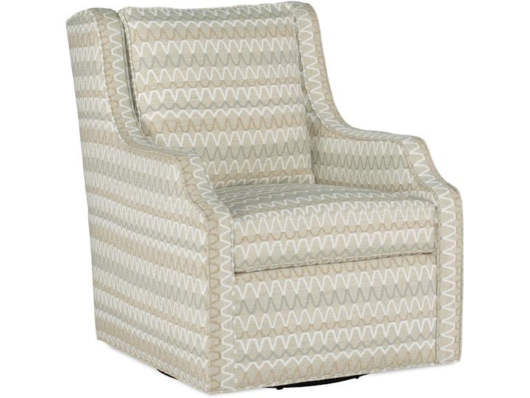 HF Custom Living Room Aubrey Swivel Chair 1547 at Norwood Furniture