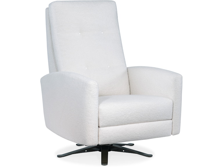 HF Custom Living Room Basil Tufted Back Swivel Recliner 5764-TBK at Norwood Furniture