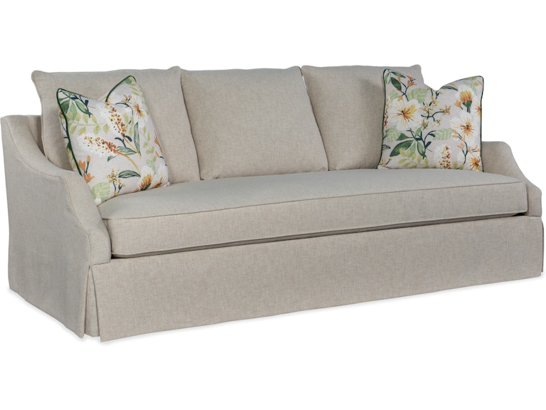 HF Custom Living Room Bea Skirted Sofa (Welt) SK32-002 at Norwood Furniture