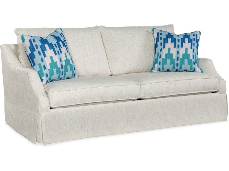 HF Custom Living Room Bea Skirted Studio Sofa (Welt) SK32-001 at Norwood Furniture