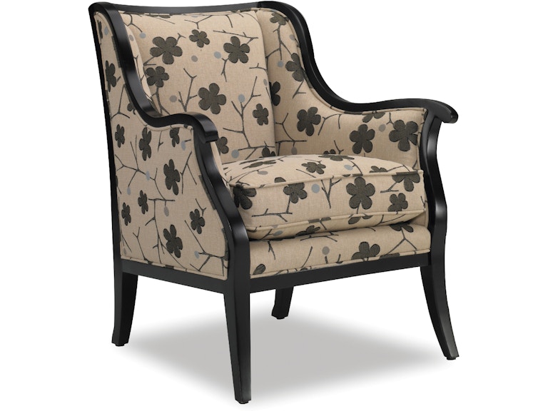 HF Custom Living Room Cadence Exposed Wood Chair 4384 at Norwood Furniture