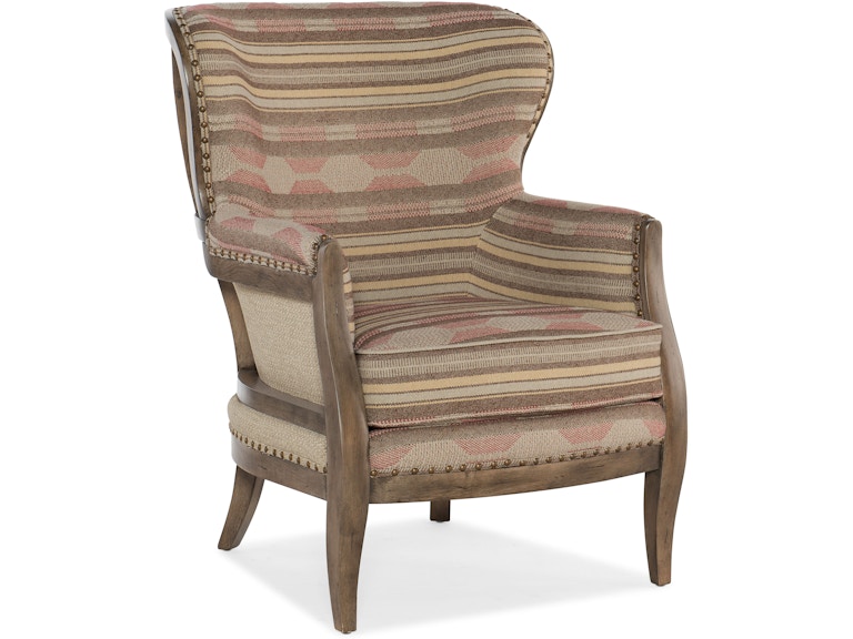 HF Custom Living Room Calhoun Exposed Wood Chair 4095 at Norwood Furniture