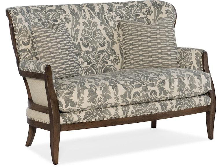HF Custom Living Room Calhoun Settee 6042 At Norwood Furniture