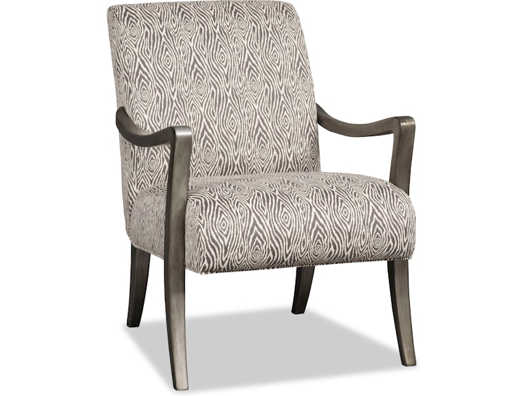 HF Custom Living Room Dante Exposed Wood Chair 4320 at Norwood Furniture