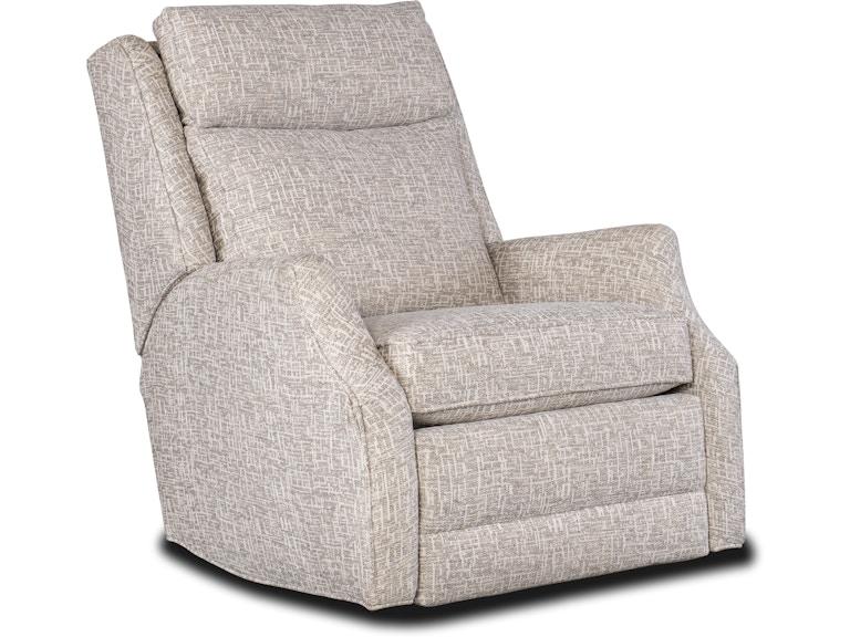 HF Custom Living Room Darrien Swivel Glider Recliner Divided Back - Power Recline LL22-055-P at Norwood Furniture