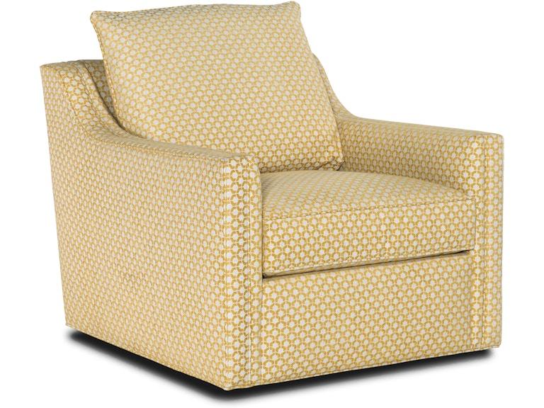 HF Custom Living Room Dekker Swivel Chair LL24-009 at Norwood Furniture