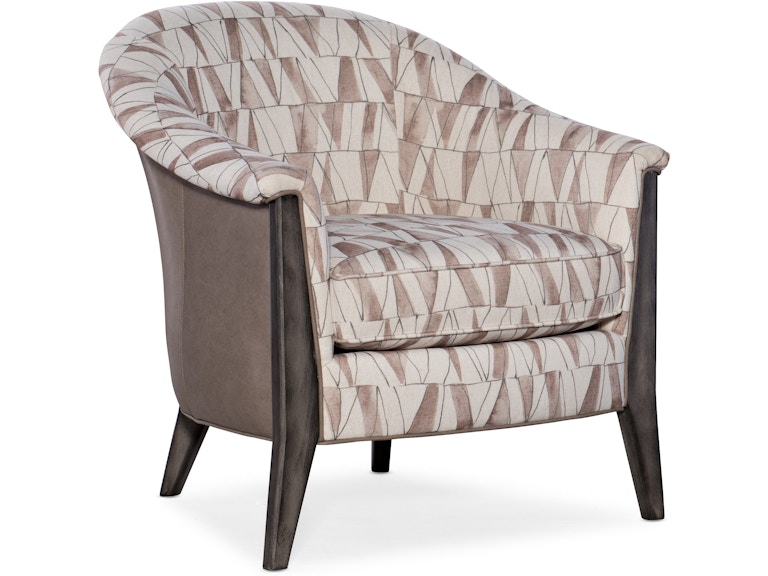 HF Custom Living Room Easy Breezy Exposed Wood Chair 4730 at Norwood Furniture
