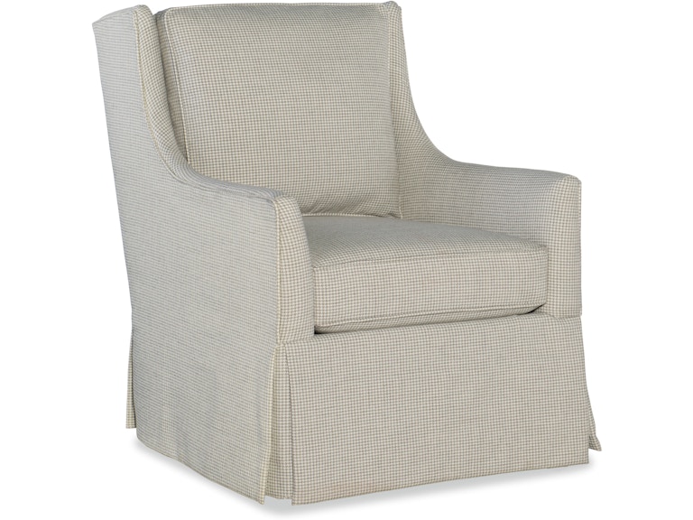 HF Custom Living Room Hand Over Heart Swivel Chair 1083 at Norwood Furniture