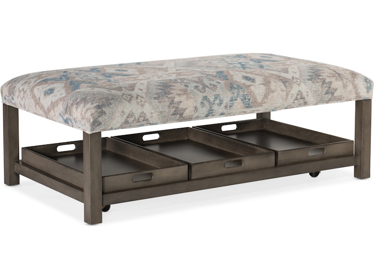 HF Custom Living Room Hollis Rectangle Non-Tufted Tray Ottoman 6735-006 at Norwood Furniture