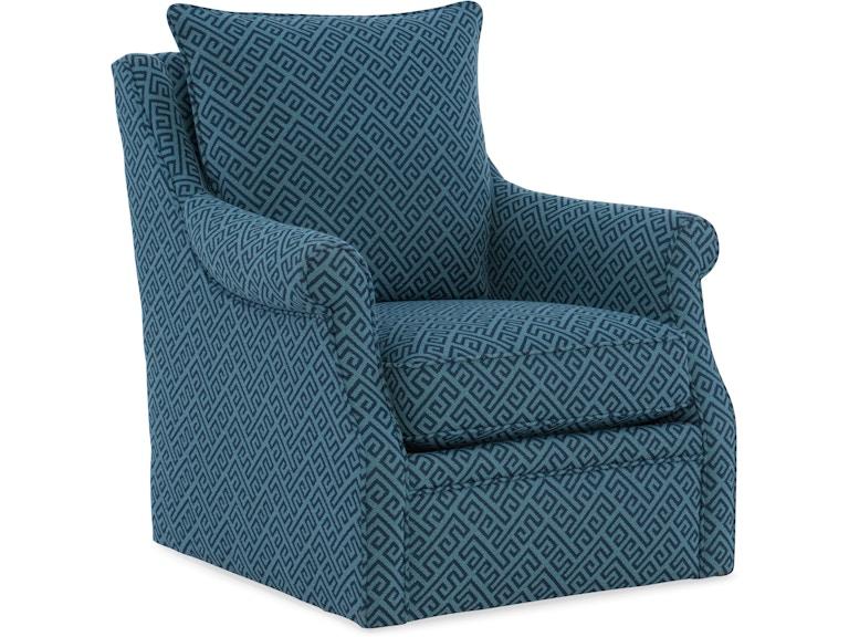 HF Custom Living Room Lacey Swivel Chair 1846 at Norwood Furniture