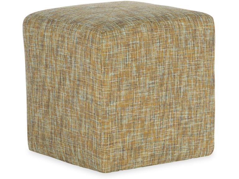 HF Custom Living Room Lolo Cube Ottoman 6383 at Norwood Furniture