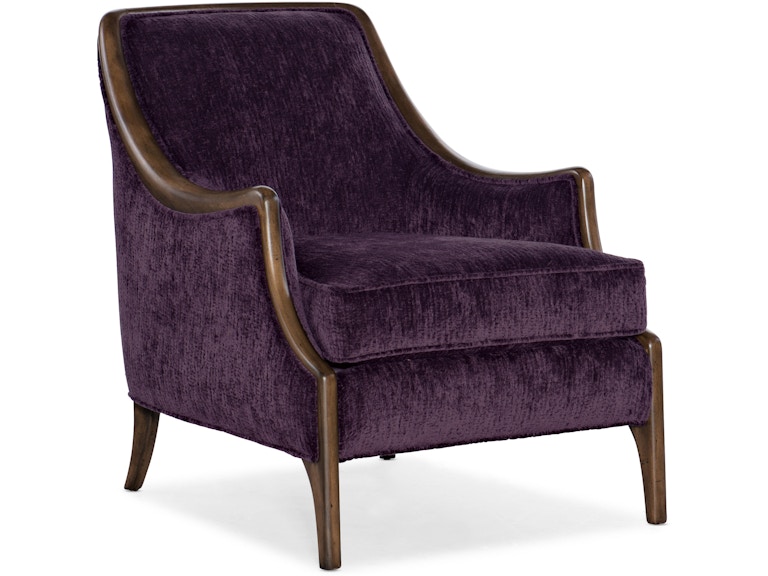 HF Custom Living Room Mabel Exposed Wood Chair 4092 at Norwood Furniture