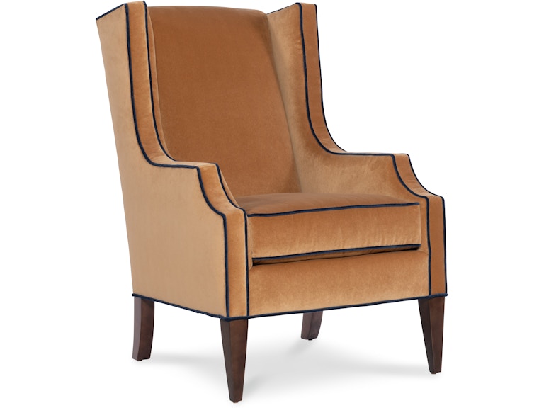 HF Custom Living Room Pressley Wing Chair 2045 at Norwood Furniture