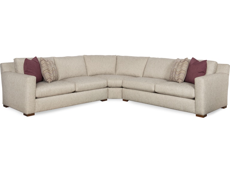 HF Custom Living Room Sage Sectional SM10 Sage Sectional at Norwood Furniture