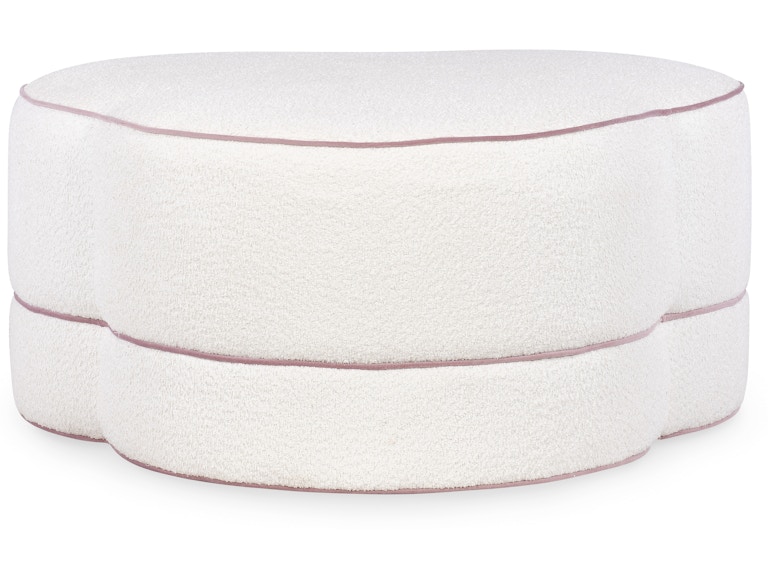 HF Custom Upholstery Living Room Clover Ottoman 6674-006 at Norwood Furniture