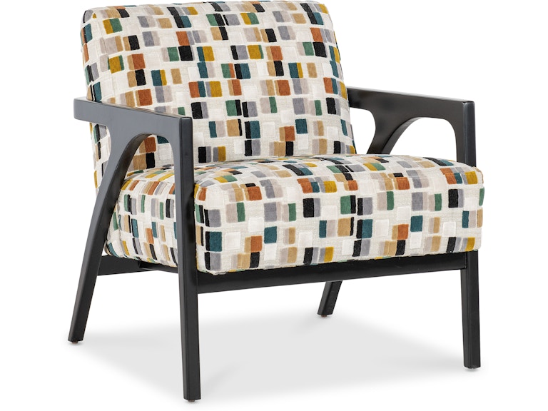 HF Custom Upholstery Living Room Fletcher Exposed Wood Chair 4739-005 at Norwood Furniture