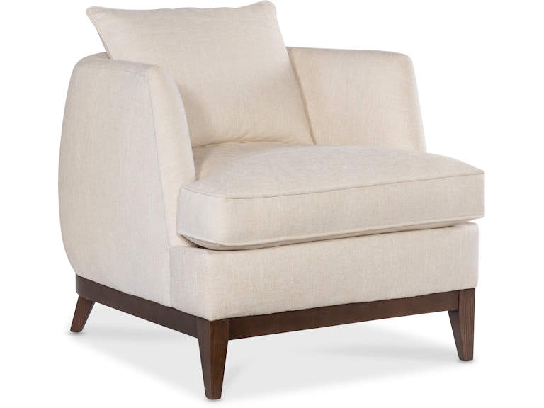 HF Custom Upholstery Living Room Galena Exposed Wood Chair 4742-005 at Norwood Furniture