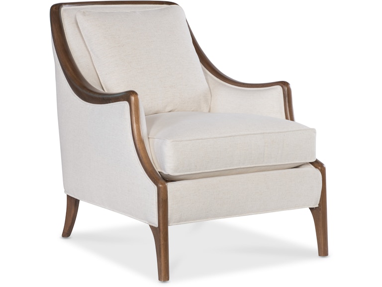 HF Custom Upholstery Living Room Lizzy Exposed Wood Chair 4192-005 at Norwood Furniture