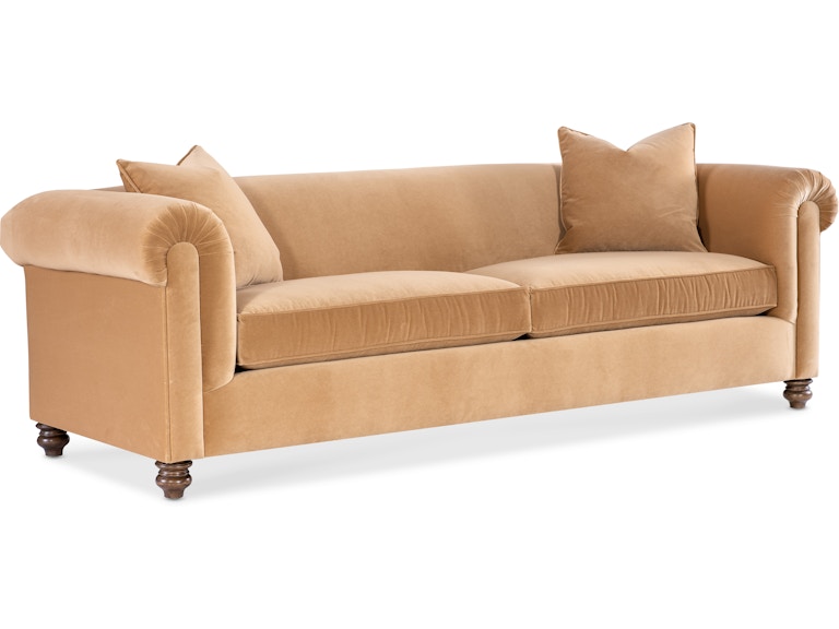 HF Custom Upholstery Living Room Marcello 8 ft. Non-Channel Back Sofa 7430-801 at Norwood Furniture