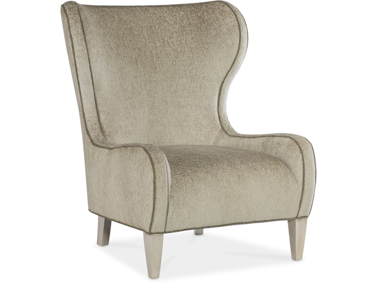 HF Custom Upholstery Living Room Mia Wing Chair 2450-005 at Norwood Furniture