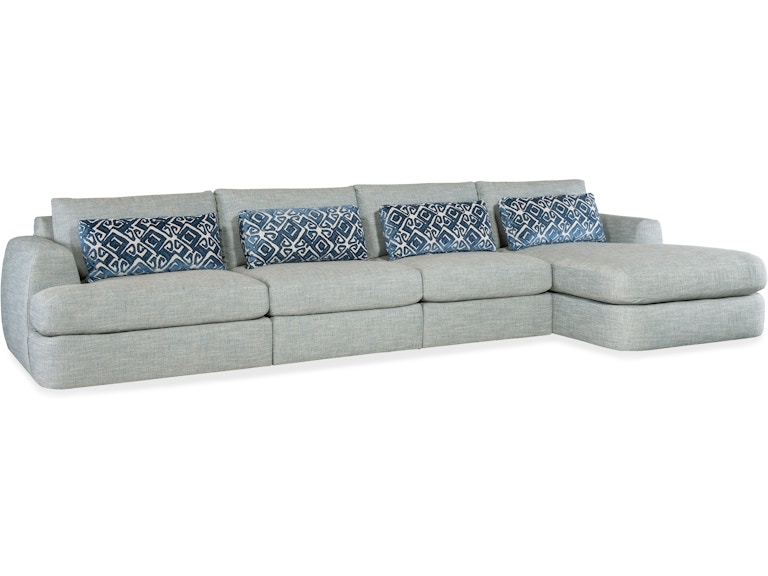 HF Custom Upholstery Living Room Monterey Sectional 7403 Monterey Sectional at Norwood Furniture