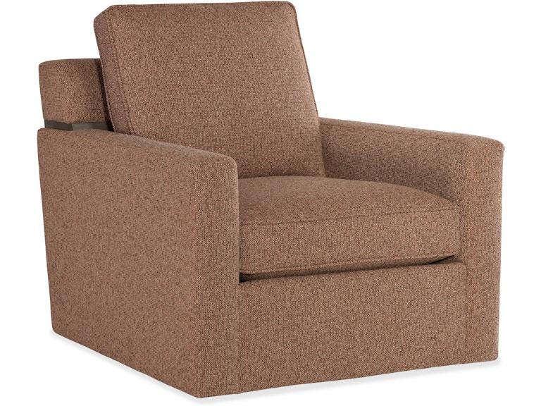HF Custom Upholstery Living Room Taylor Swivel Chair 1669-009 at Norwood Furniture