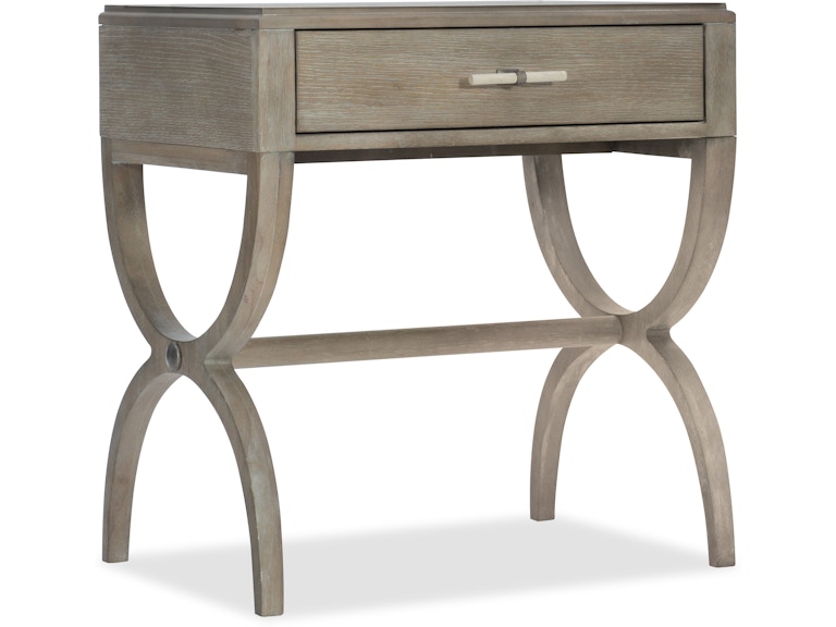 Hooker Furniture Bedroom Affinity Leg Nightstand 6050-90015-GRY at Norwood Furniture