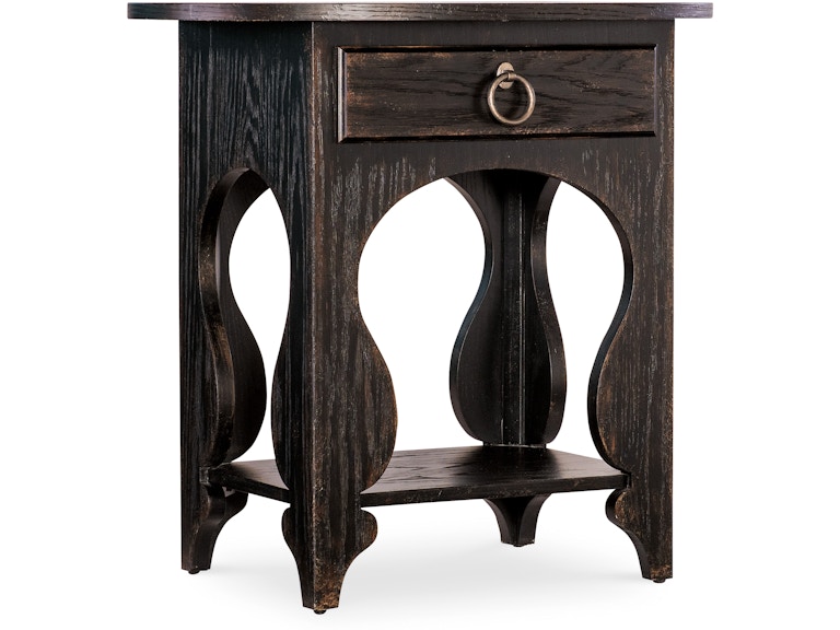 Hooker Furniture Bedroom Americana One-Drawer Oval Nightstand 7050-90115-89 at Norwood Furniture