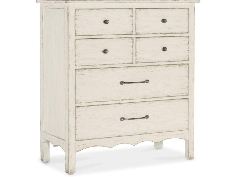 Hooker Furniture Bedroom Americana Six-Drawer Chest 7050-90110-02 at Norwood Furniture