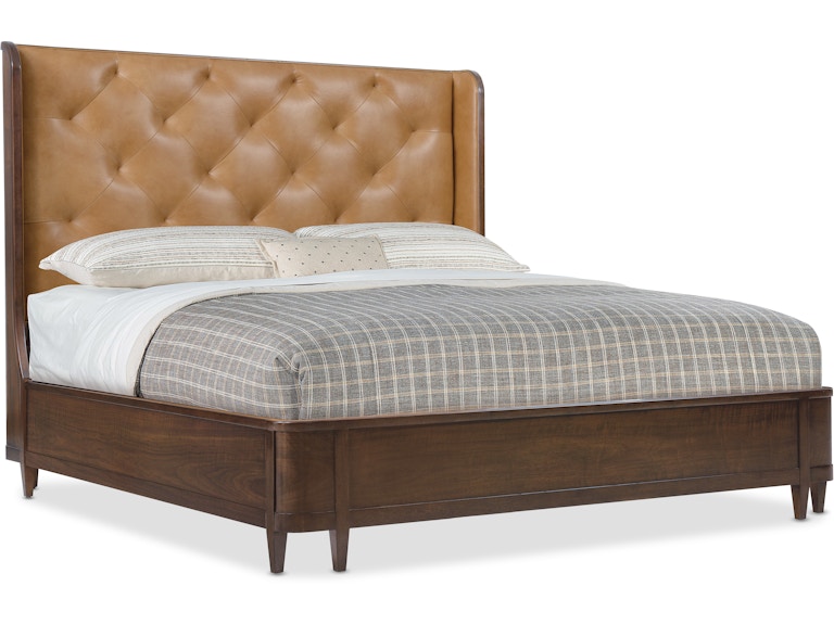 Hooker Furniture Bedroom Archives California King Leather Bed 6123-90860-89 at Norwood Furniture