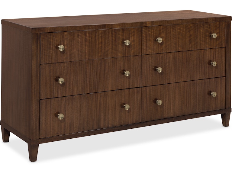 Hooker Furniture Bedroom Archives Six-Drawer Dresser 6123-90002-89 at Norwood Furniture