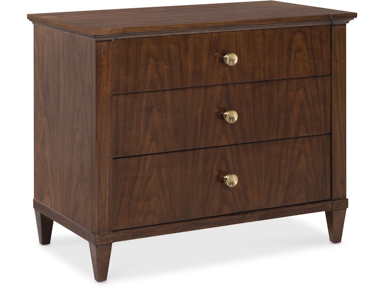 Hooker Furniture Bedroom Archives Three-Drawer Nightstand 6123-90217-89 at Norwood Furniture