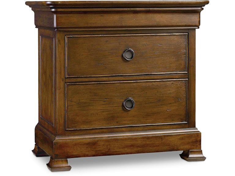 Hooker Furniture Bedroom Archivist Three-Drawer Nightstand 5447-90016 at Norwood Furniture