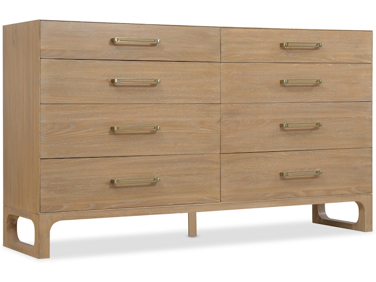 Hooker Furniture Bedroom Banyon Bay Eight Drawer Dresser 6081-90202-82 at Norwood Furniture