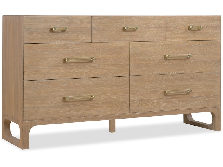 Hooker Furniture Bedroom Banyon Bay Seven Drawer Dresser 6081-90002-82 at Norwood Furniture