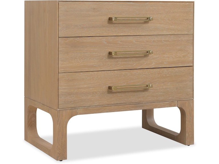 Hooker Furniture Bedroom Banyon Bay Three Drawer Nightstand 6081-90016-82 at Norwood Furniture
