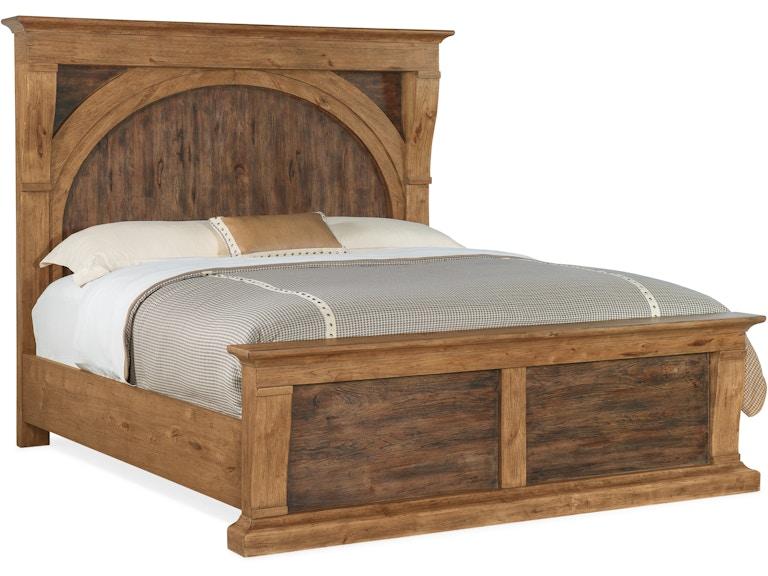 Hooker Furniture Bedroom Big Sky King Corbel Bed 6700-90366-80 at Norwood Furniture