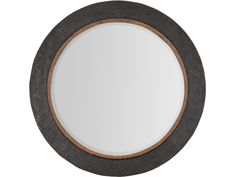 Hooker Furniture Bedroom Big Sky Round Accent Mirror 6700-90008-99 at Norwood Furniture